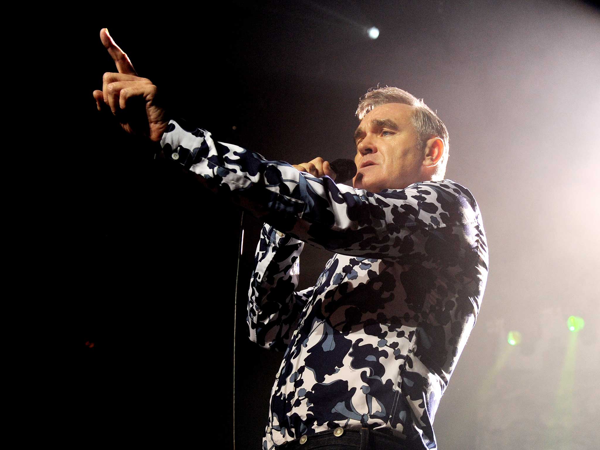Morrissey is well-known for his animal rights activism, controversially suggesting last year that eating meat was similar to paedophilia