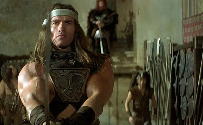 A still from the 1982 original, Conan the Barbarian