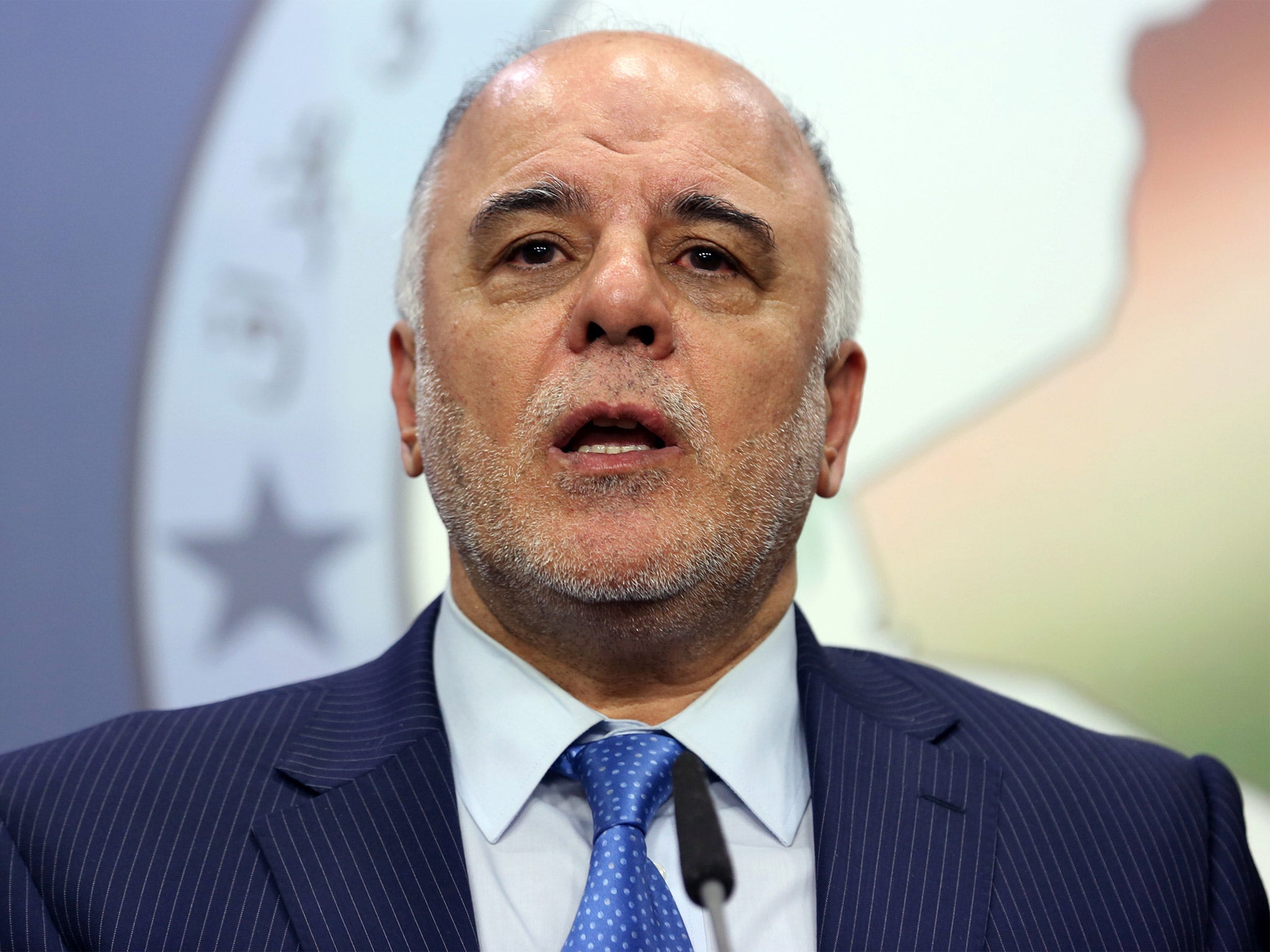 The Iraqi Prime Minister Haidar al-Abadi