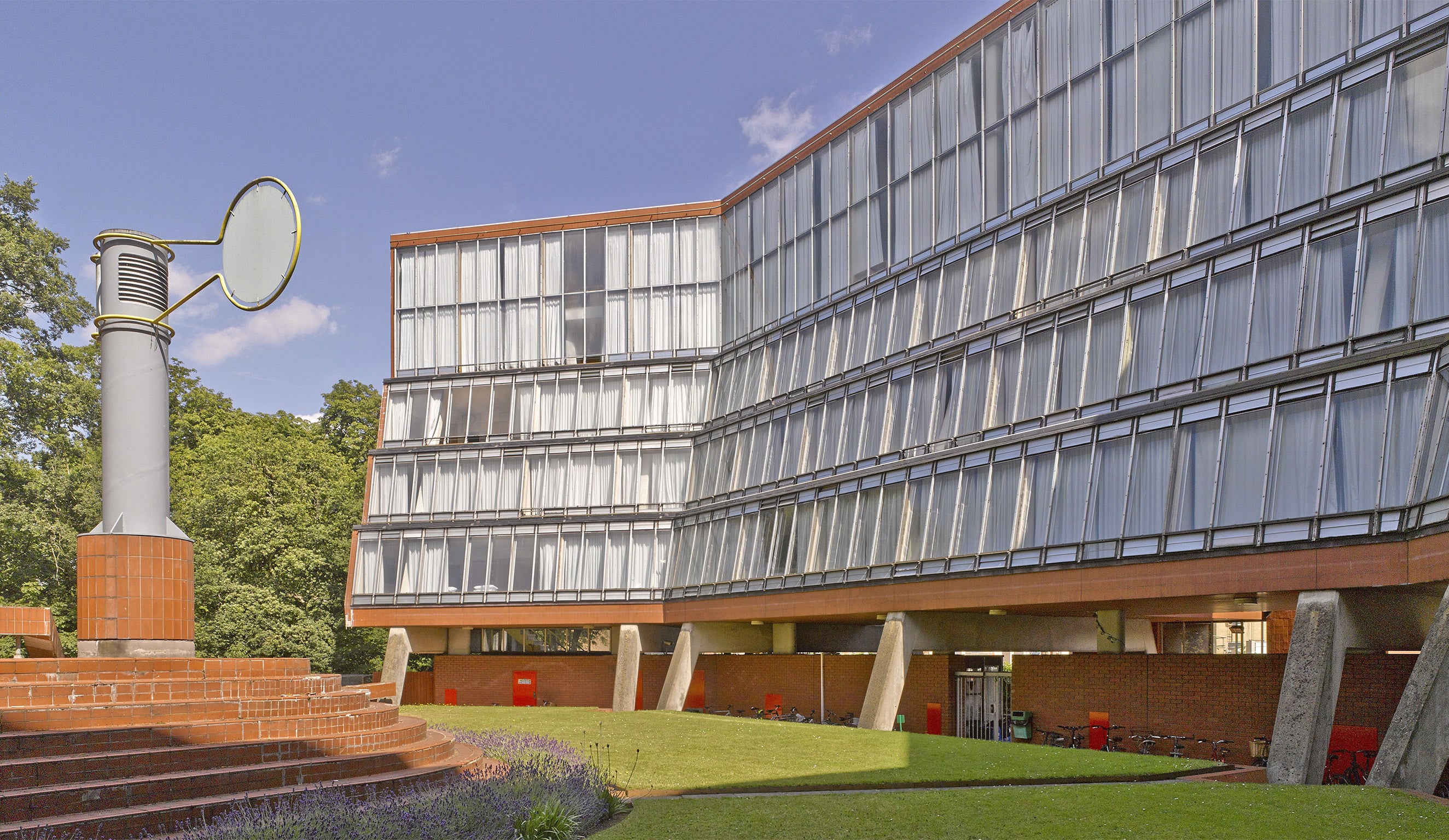 The Florey Building, designed by James Stirling (Rex)