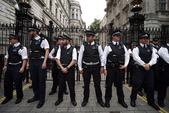 Police officers have said terror attacks and rising crime are putting an 'unsustainable strain' on resources