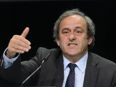 Michel Platini to consider pulling England out of World Cup