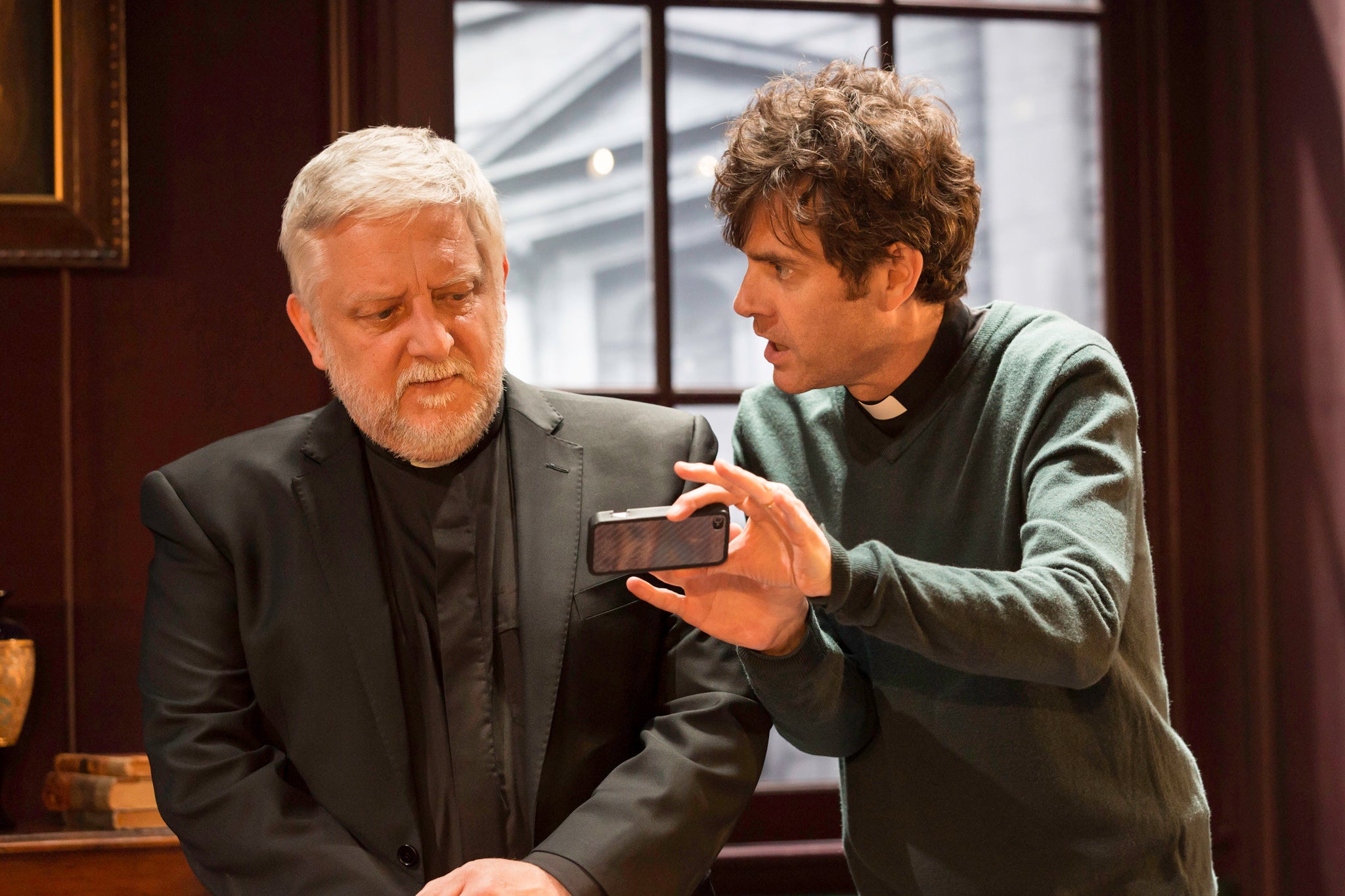 Simon Russell Beale in Temple at the Donmar Warehouse
