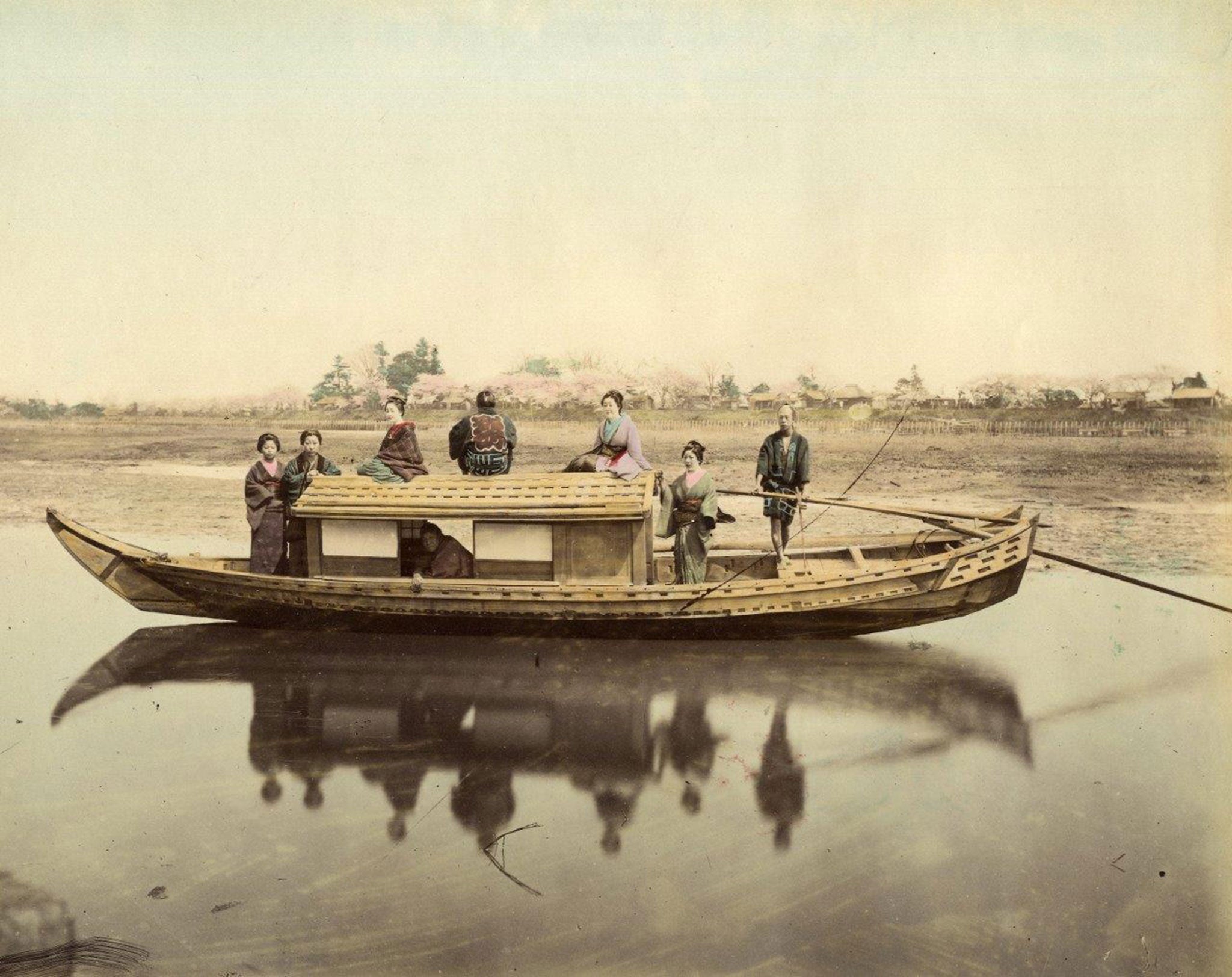 Portrait on the river boat by Felice Beato, 1865 © : Galerie Verdeau, Paris/The London Photograph Fair