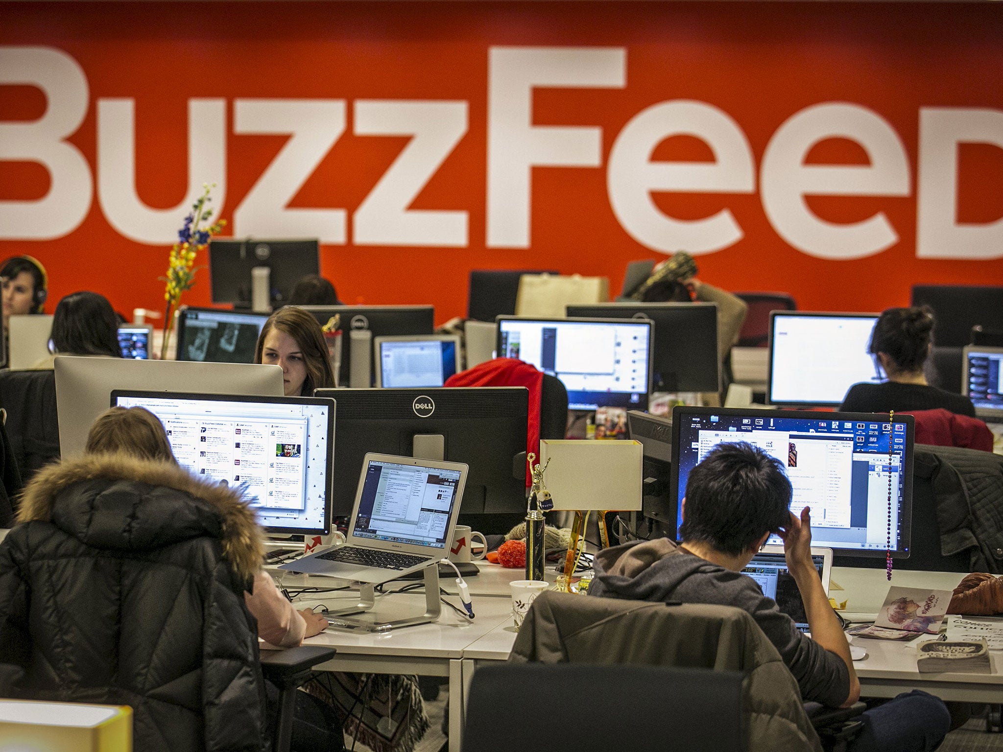 Buzzfeed, which produces viral content as well as news and in-depth investigative journalism, generated more than $300m (£229m) in revenue last year but still loses money