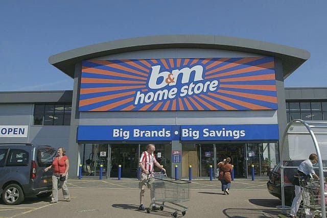 B&M removed the advert from social media when the complaint was made