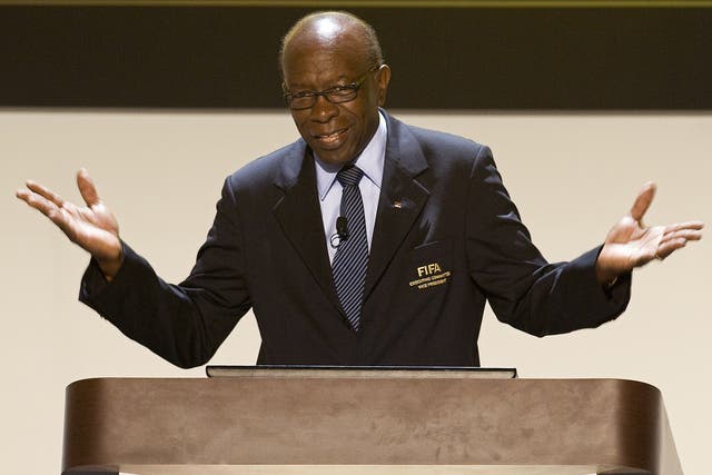 Disgraced former Fifa vice-president Jack Warner