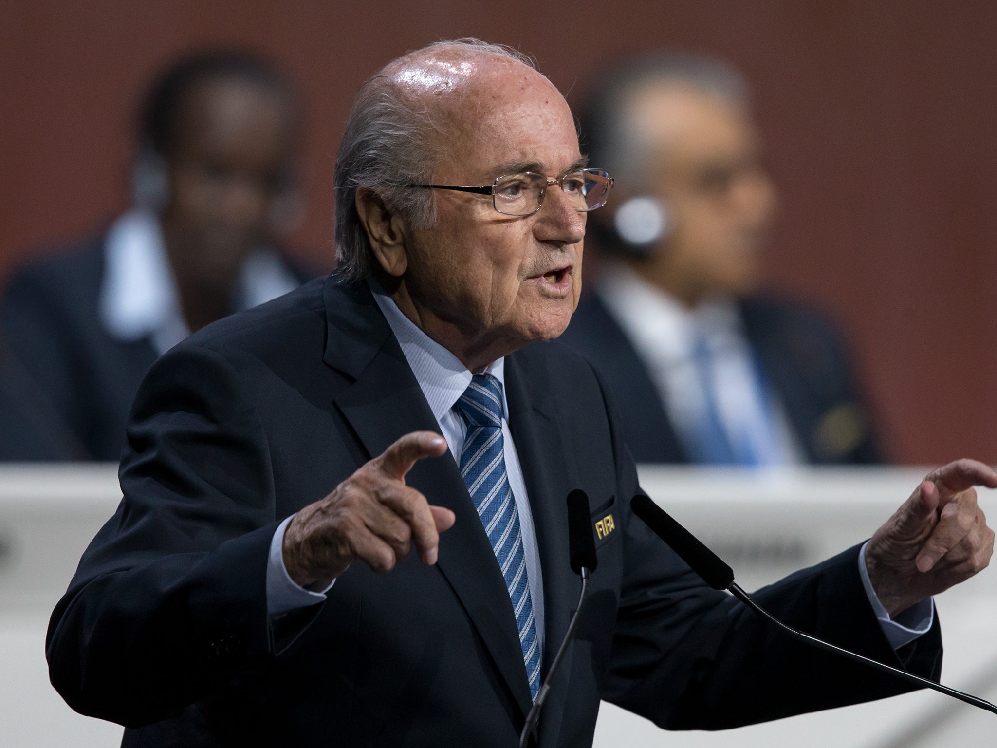Sepp Blatter has questioned the timing of the Fifa corruption arrests