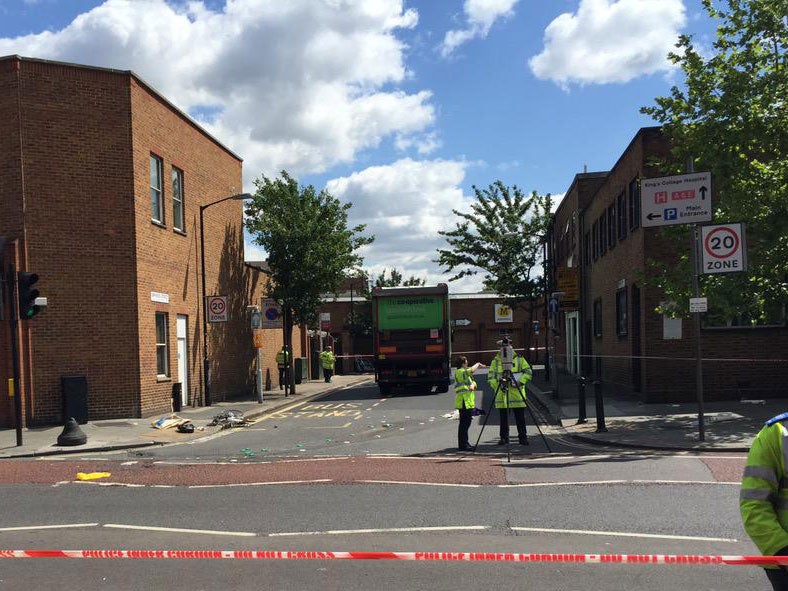 The cyclist died in hospital hours after the crash in Camberwell. Photo: Russell Thorn