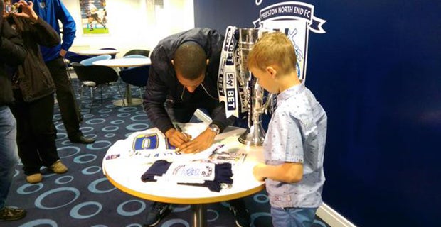 Beckford's hat-trick took Preston to the Championship