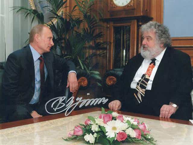 President Putin claimed Blazer looked like Karl Marx