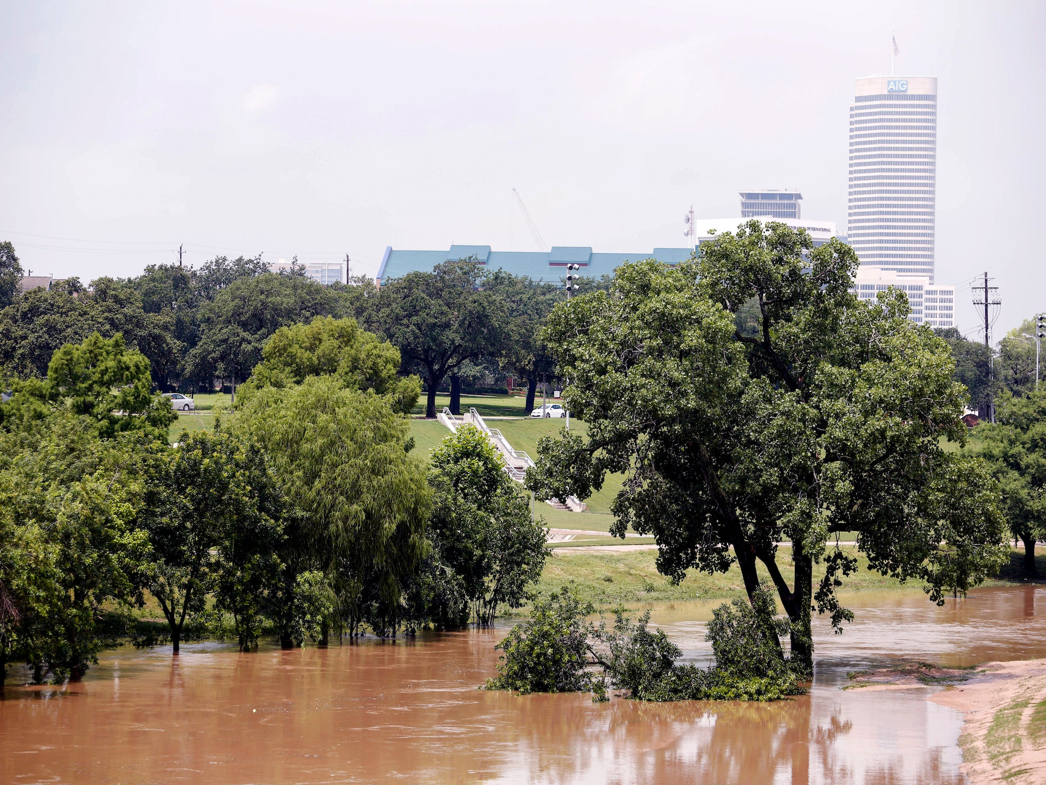 Floods have inundated the city of Houston