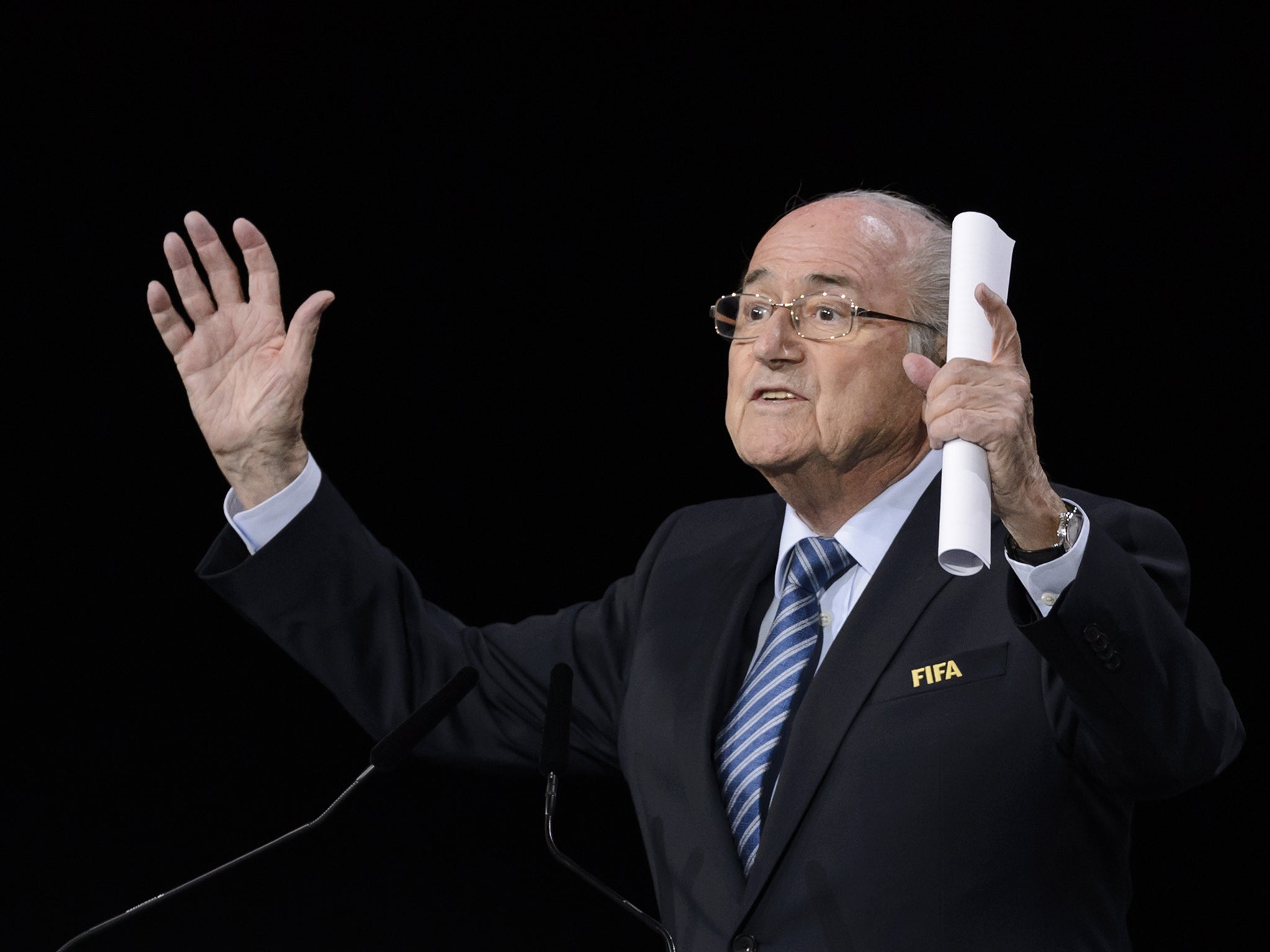 Sepp Blatter will serve a fifth term as Fifa president after winning the election