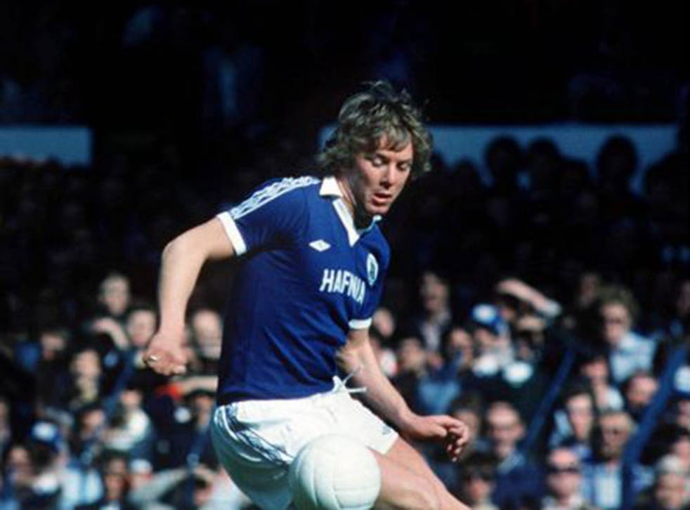 Exceptional natural talent: King in action for Everton in 1979