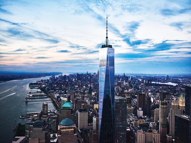 One World Trade Centre was built in the aftermath of the 9/11 attacks