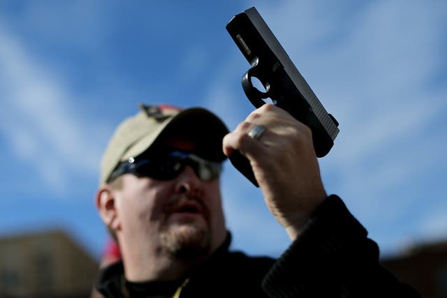 The open carry of long guns, like rifles and shotguns, is already legal in Texas - the new law will permit the open carry of handguns.