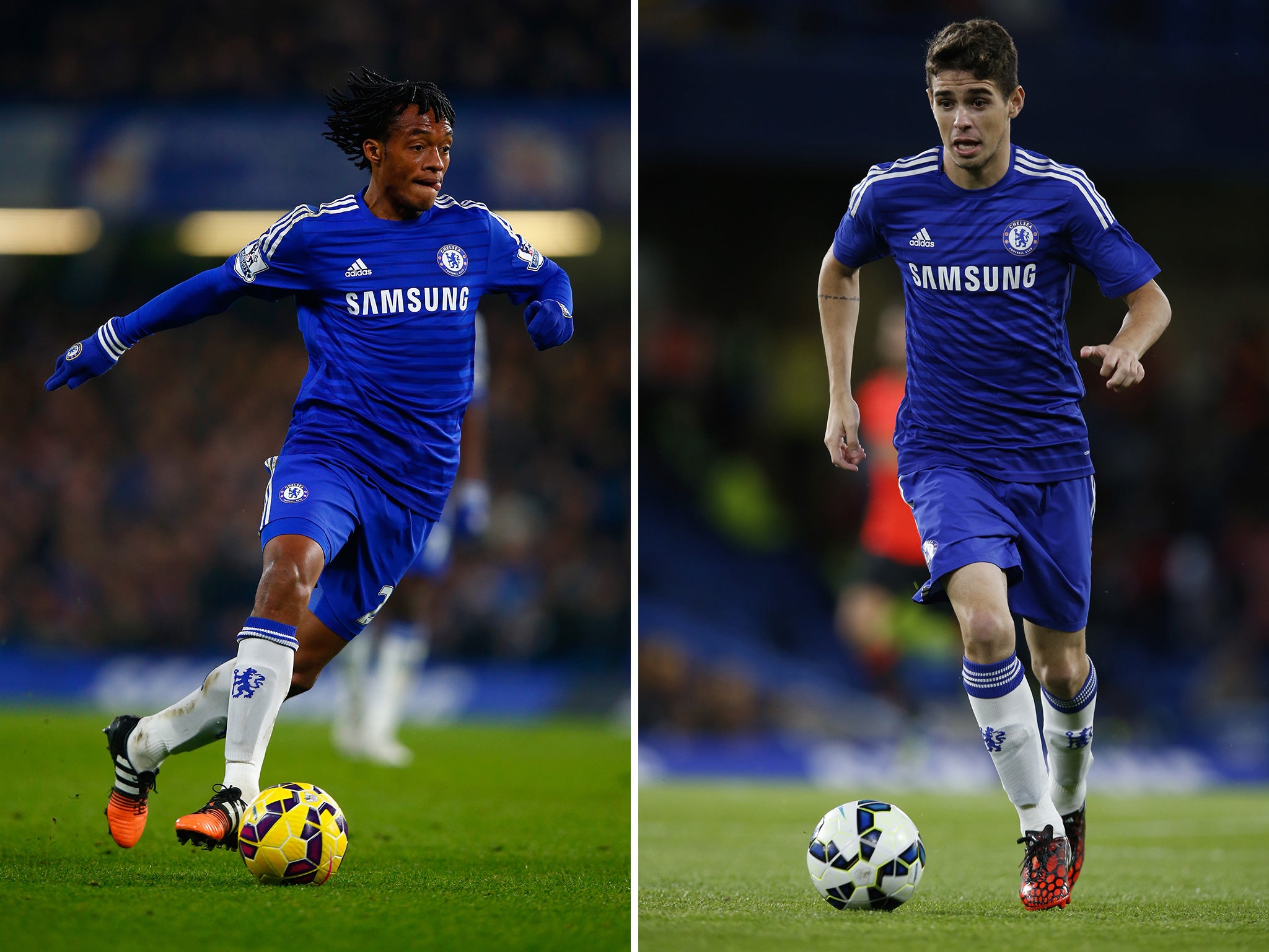 Oscar and Juan Cuadrado could both be heading to Serie A this summer
