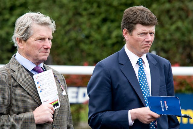 Ian Balding and son Andrew are quietly confident Elm Park can earn the stable a first Derby win in 44 years  