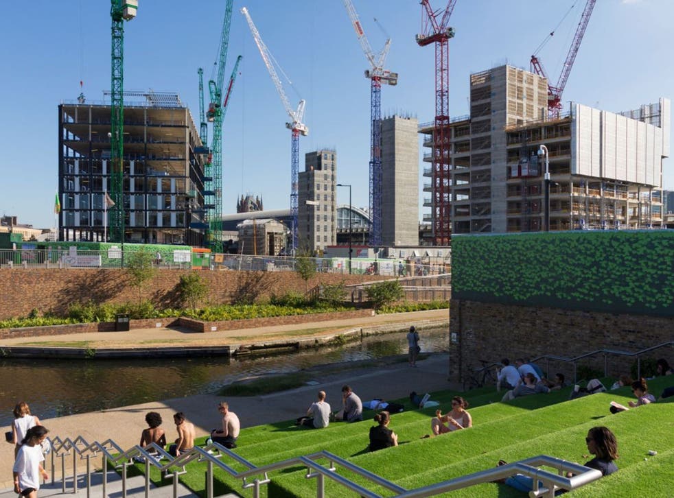 New construction, such as at this site in King’s Cross, central London, will help meet demand