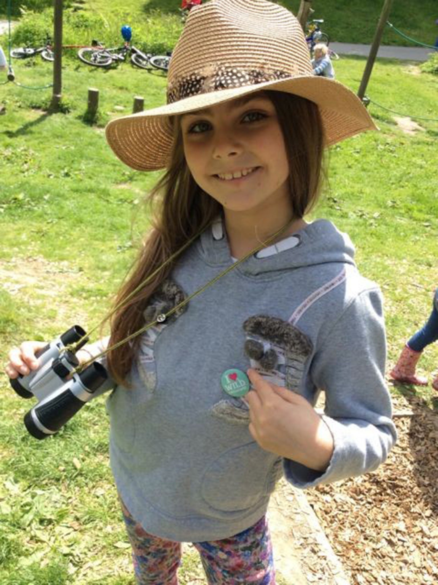 Grace Gavigan, nine, lives in Pembrokeshire, south west Wales, with her parents and younger brother. "I love to learn about wildlife because I think it's fascinating. I want to help protect it. Lots of species are in danger of becoming extinct."