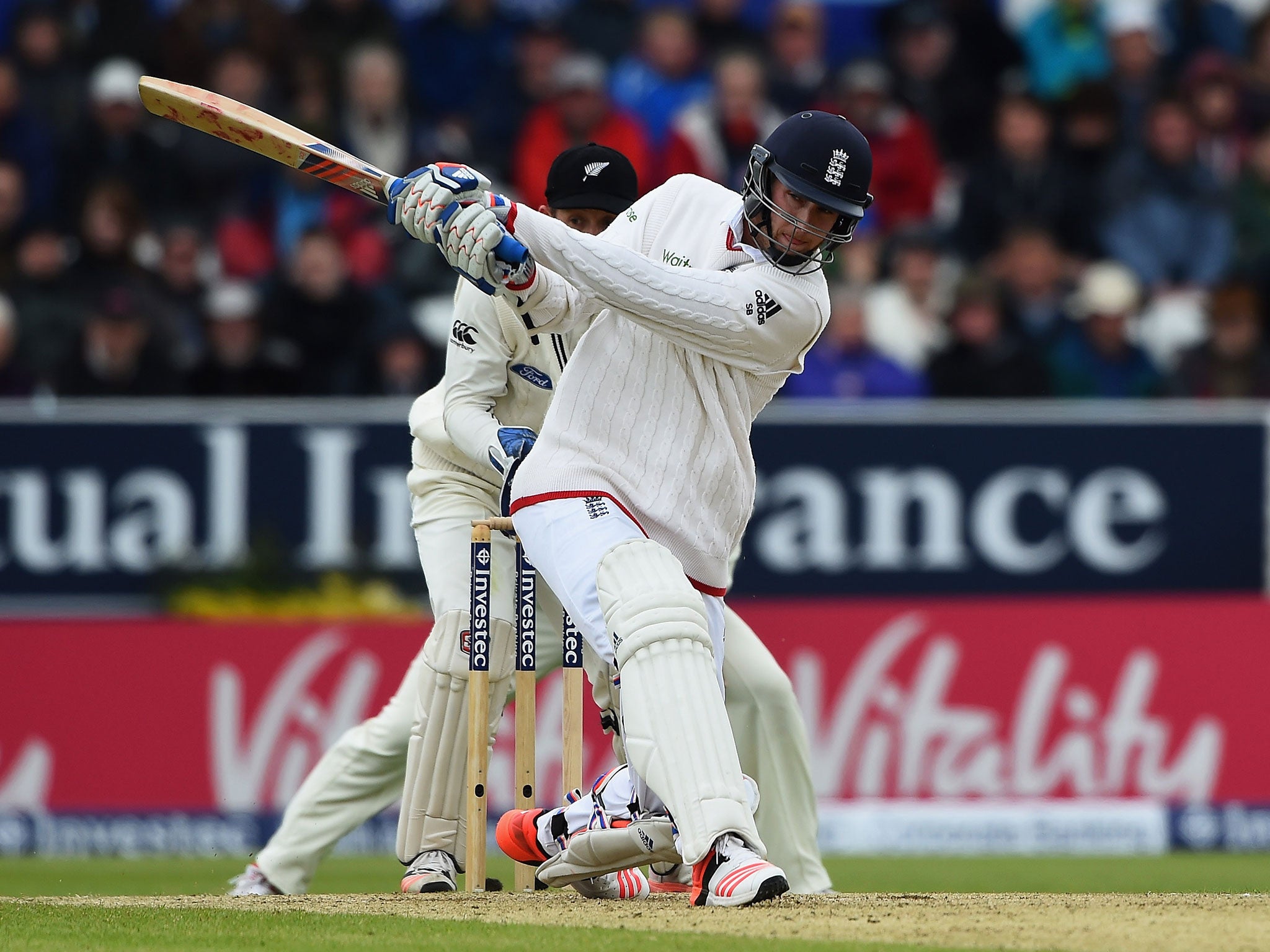 Stuart Broad strikes out against New Zealand