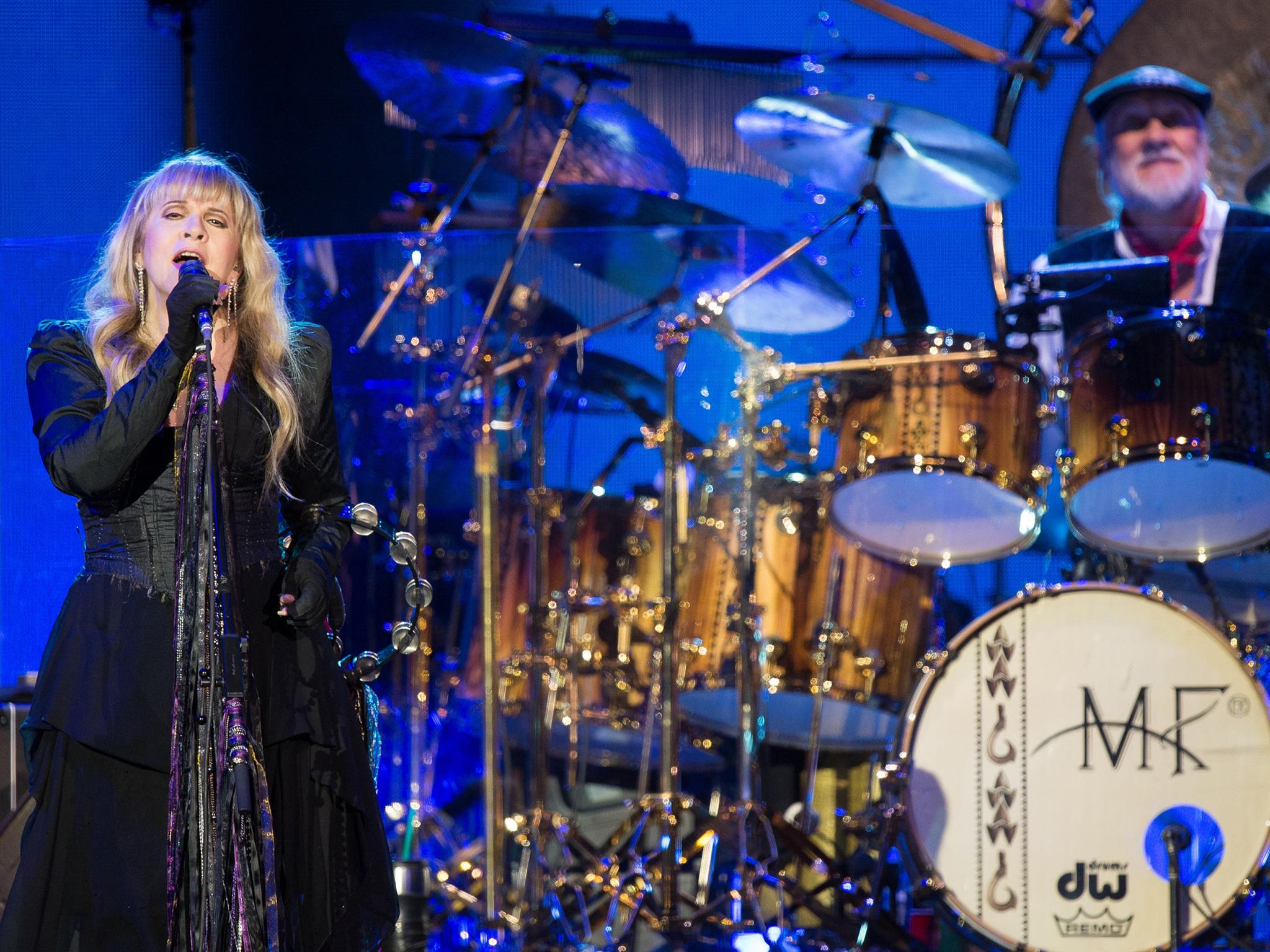 Tambourine woman: Stevie Nicks and Mick Fleetwood