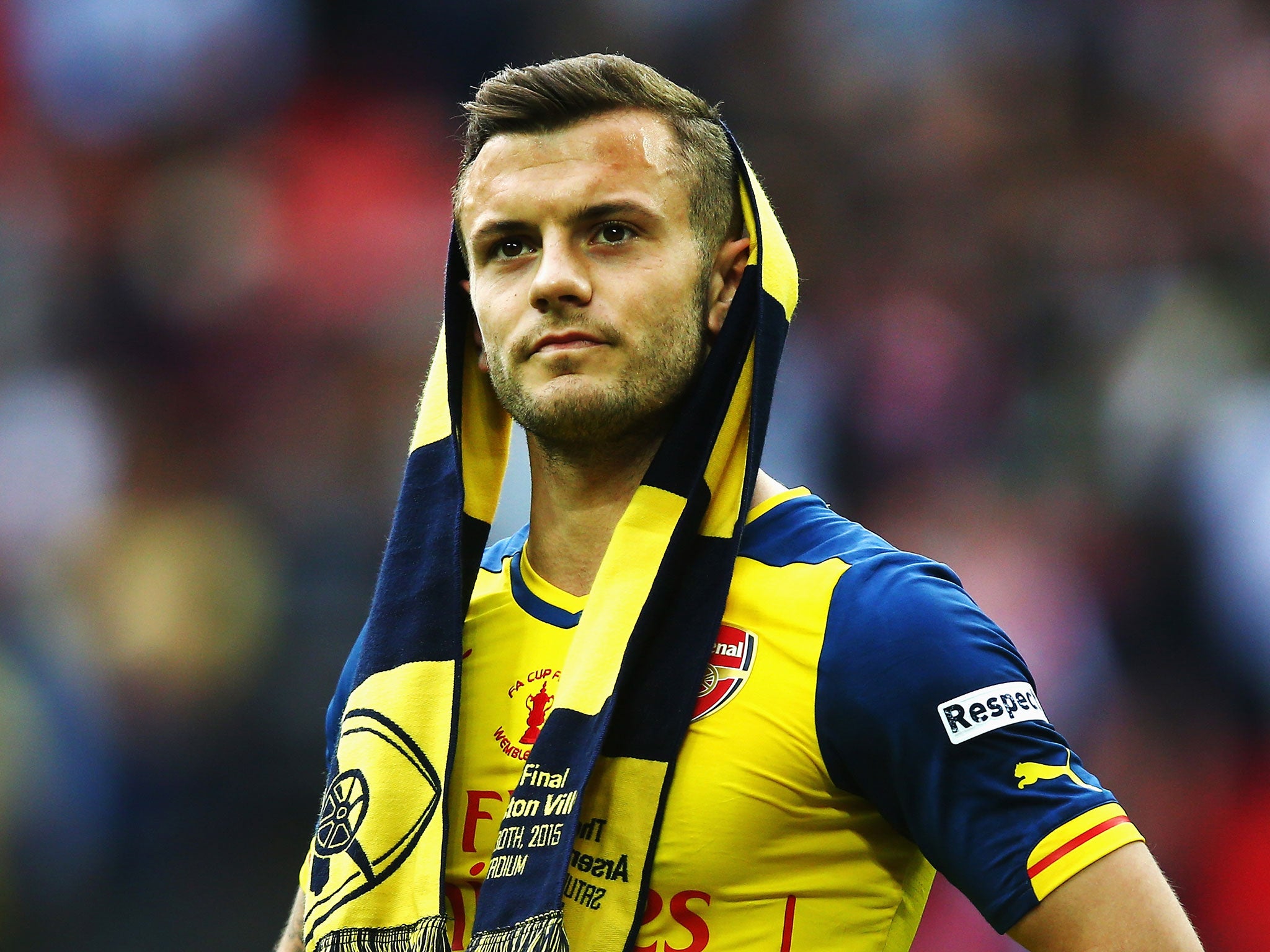 Jack Wilshere was given a cameo role at Wembley