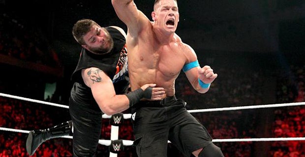 Owens set-up the victory over Cena