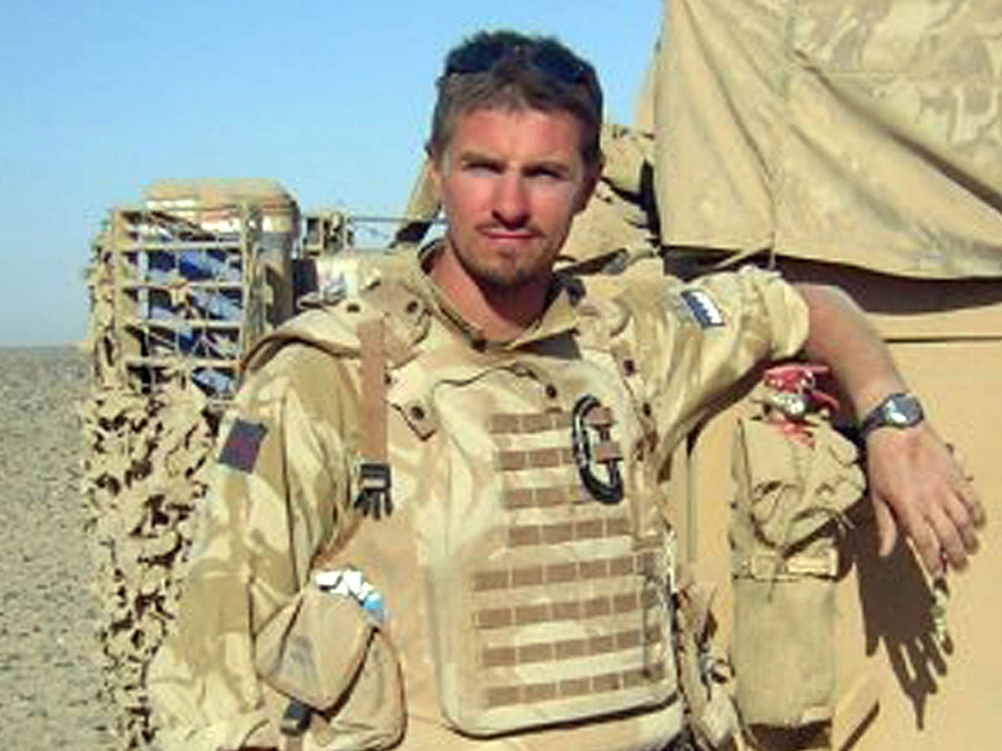 Army reservist Corporal James Dunsby