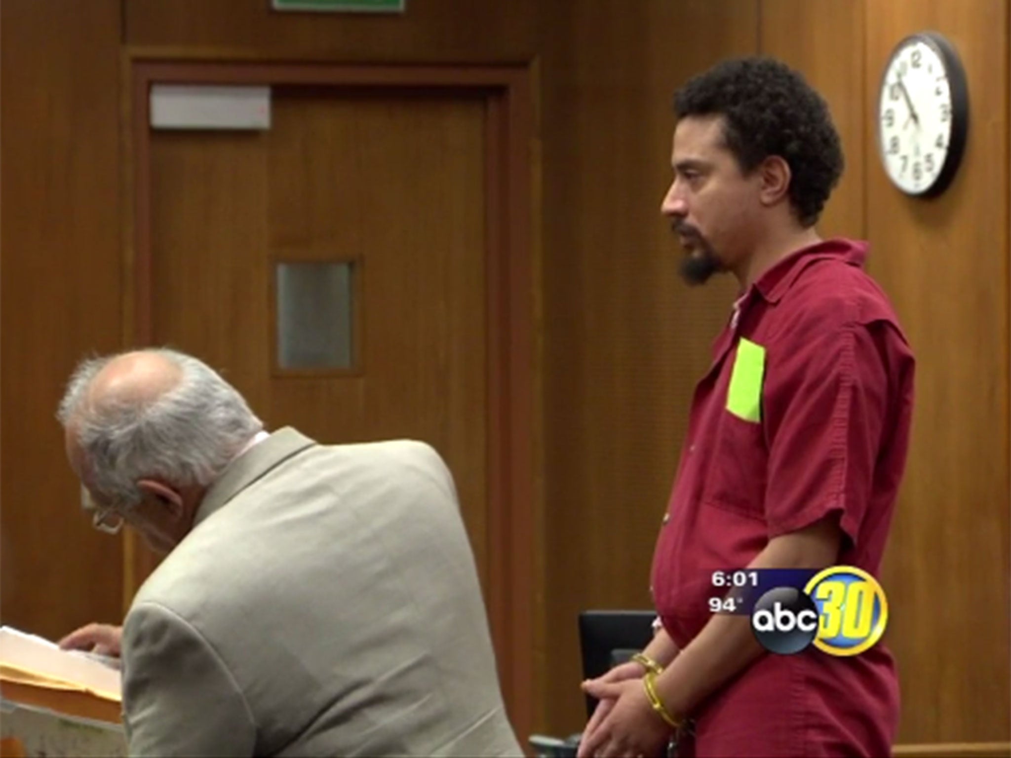 Gilbert Garcia appearing in court