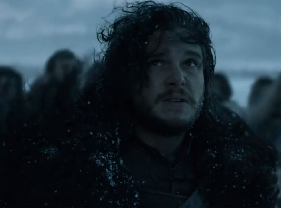 Jon Snow returns to his watchmen after the Battle of Hardhome in Game of Thrones