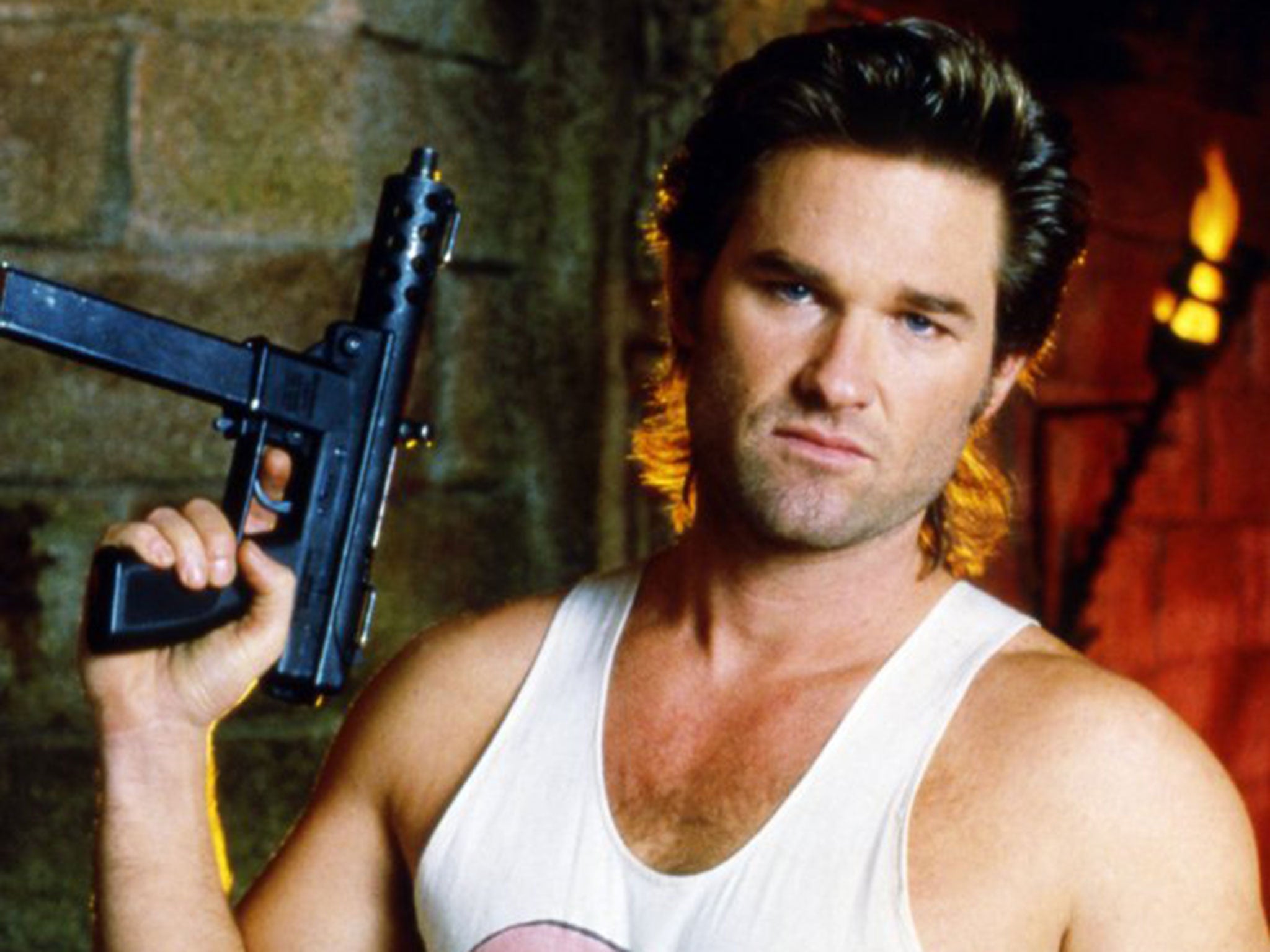 Kurt Russell as Jack Burton in the 1986 Big Trouble in Little China