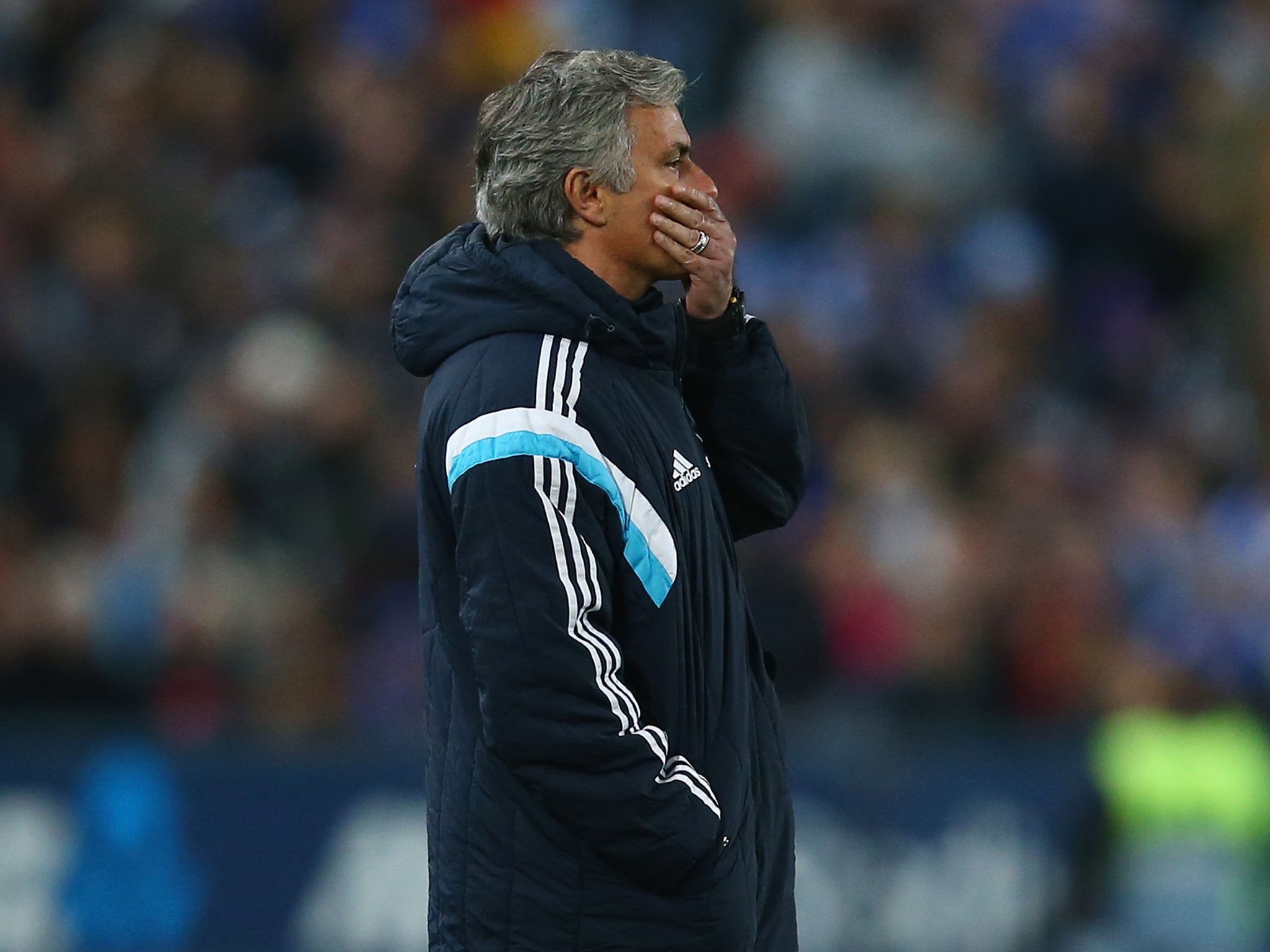 Mourinho reacts during the win over Sydney