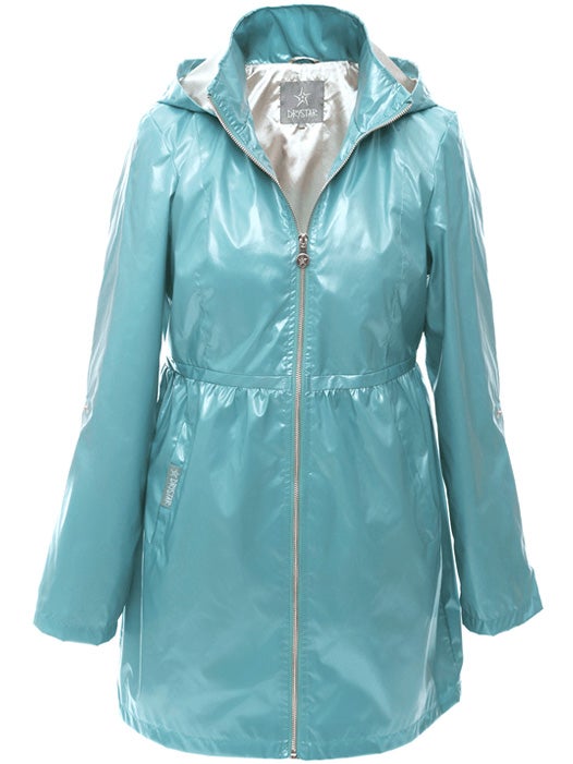 Womens Rain Mac Rain coat Drystar Womens Rain Mac Waterproof Festival Jackets