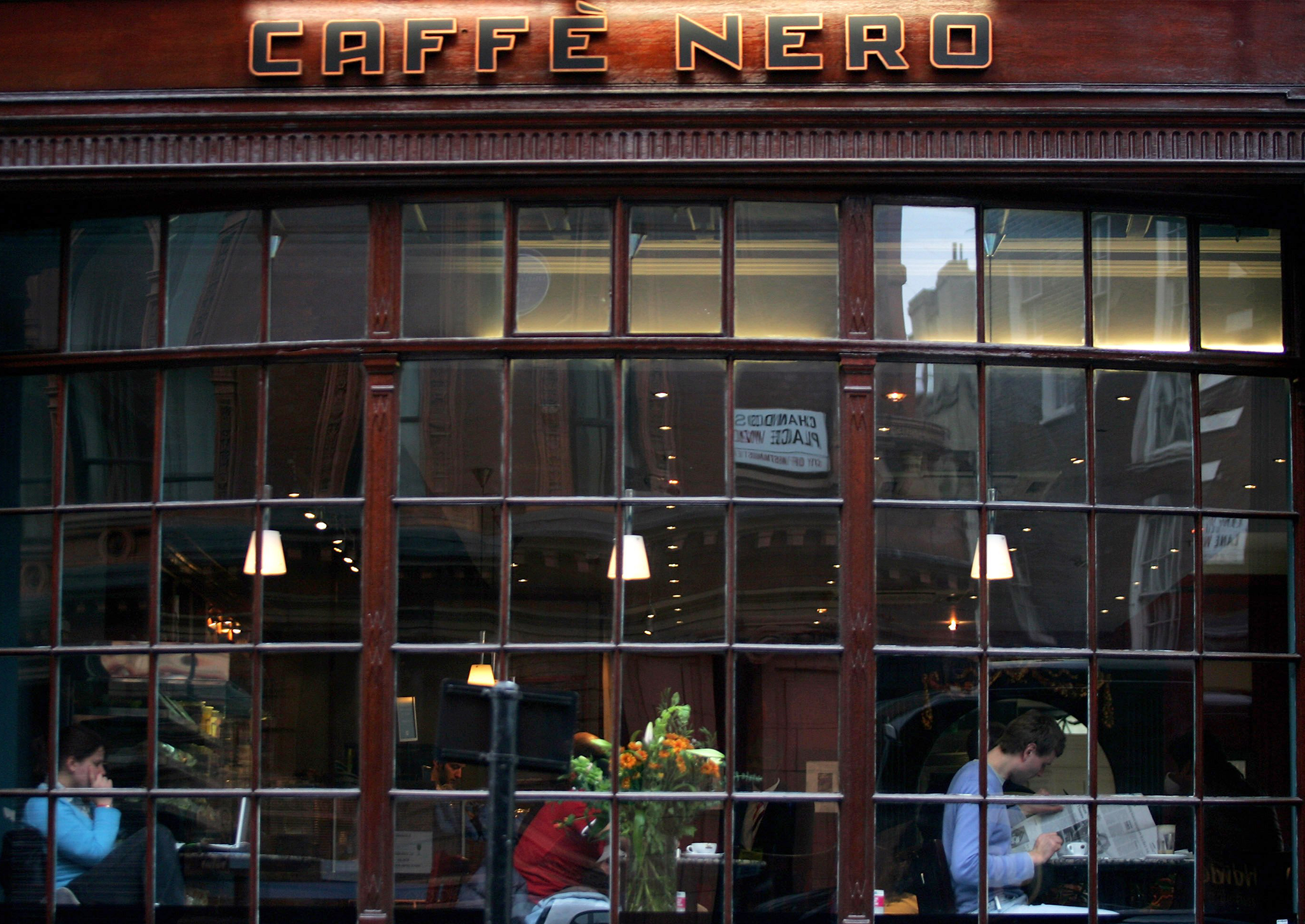A Cafe Nero coffee store in central London