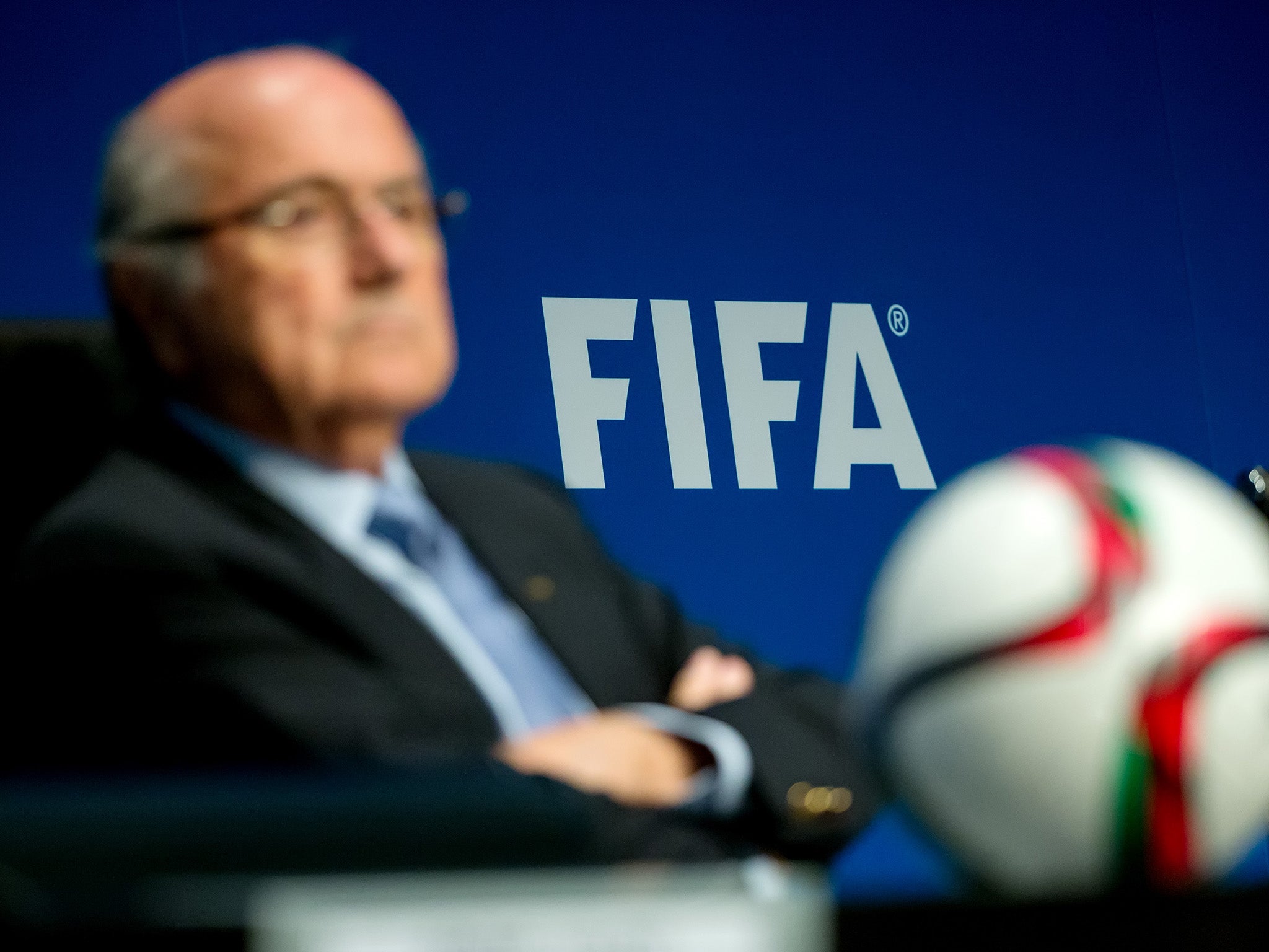 Sepp Blatter, pictured on his re-election as Fifa president