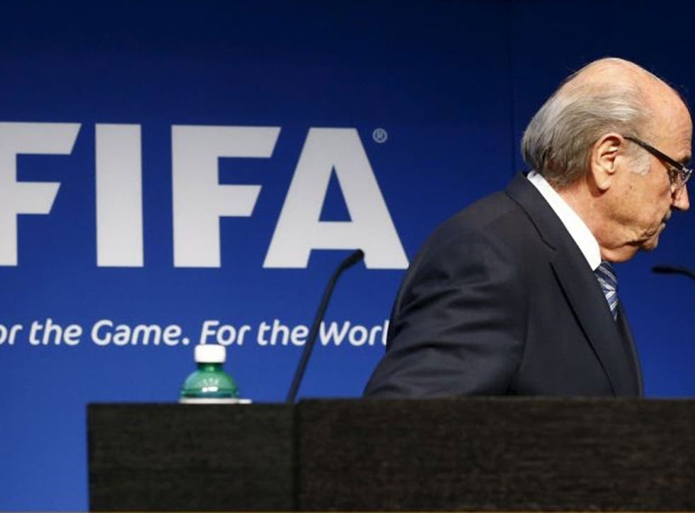 FIFA President Sepp Blatter told a press conference: "My mandate does not appear to be supported by everybody."