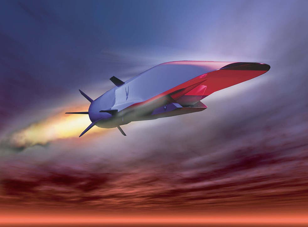 Artists' impression of the plane in flight