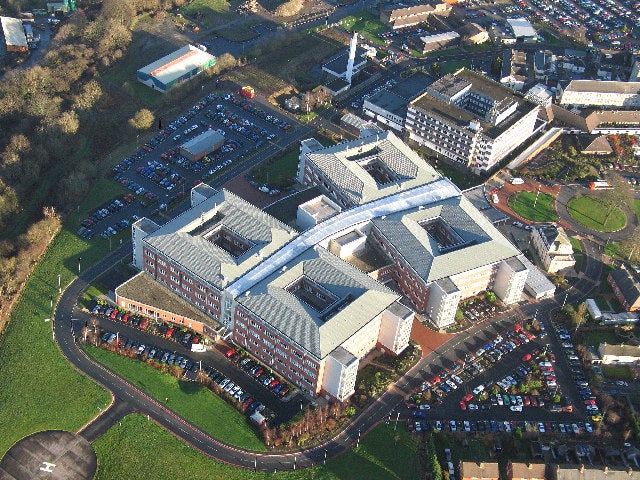 Cumberland Infirmary, Carlisle. The flagship of the national PFI programme was officially opened by the Rt. Hon. Tony Blair, Prime Minister, in June 2000