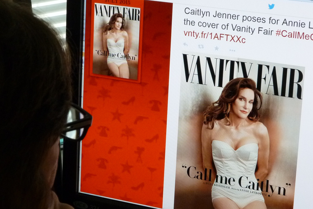 Caitlyn Jenner, the transgender Olympic champion formerly known as Bruce, unveiled her new name on Monday