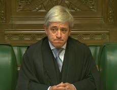 Bercow spent £172 on a journey of less than a mile
