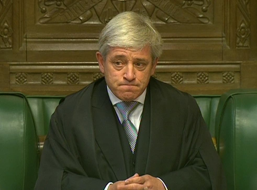 John Bercow fought back a tear as he paid his own tribute to the former Lib Dem leader