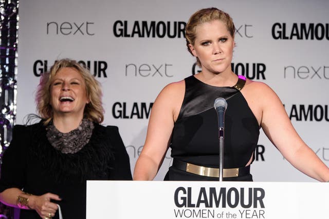 Amy Schumer brought the house down at the Glamour Awards, and made Jennifer Saunders laugh too