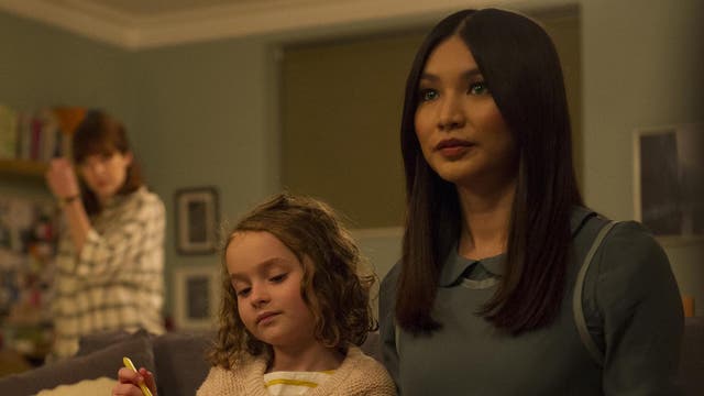 Pixie Davies as Sophie Hawkins and Gemma Chan as Anita bring a spooky new family setting to life in Humans