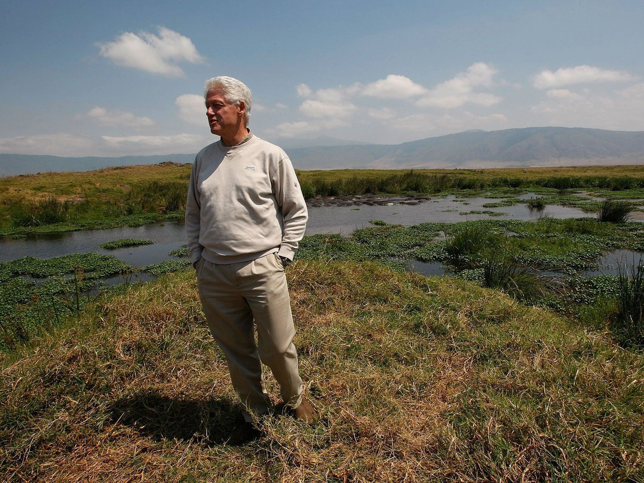 Clinton Inc: Bill Clinton in Tanzania in 2007. His foundation re-created many of the things he loved about the presidency