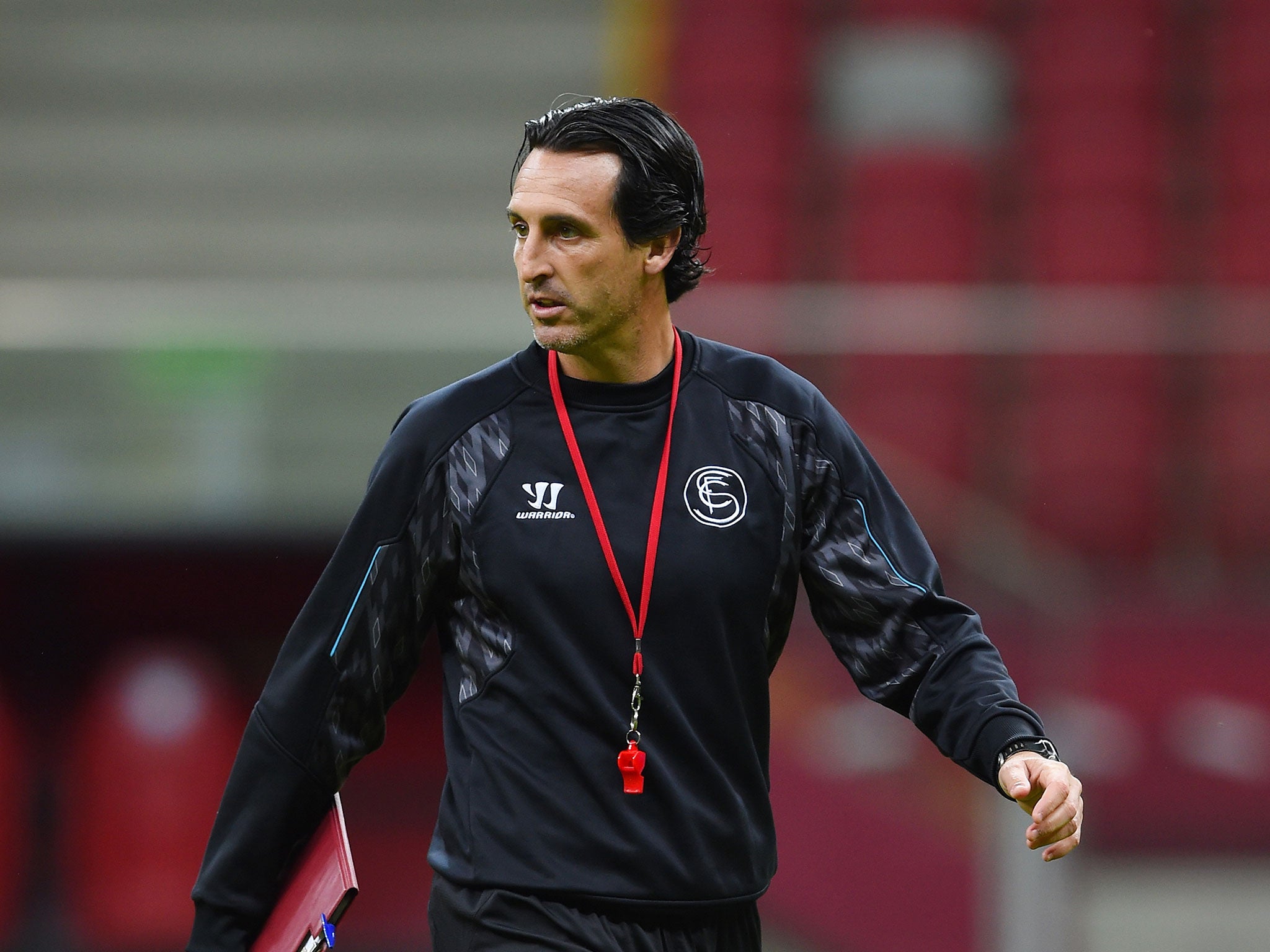 Unai Emery is in London this week for talks with West Ham