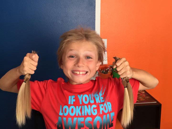 Christian McPhilamy grew his hair for 2-and-a-half years to donate it to Children with Hair Loss