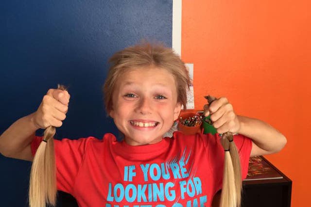 Christian McPhilamy grew his hair for 2-and-a-half years to donate it to Children with Hair Loss