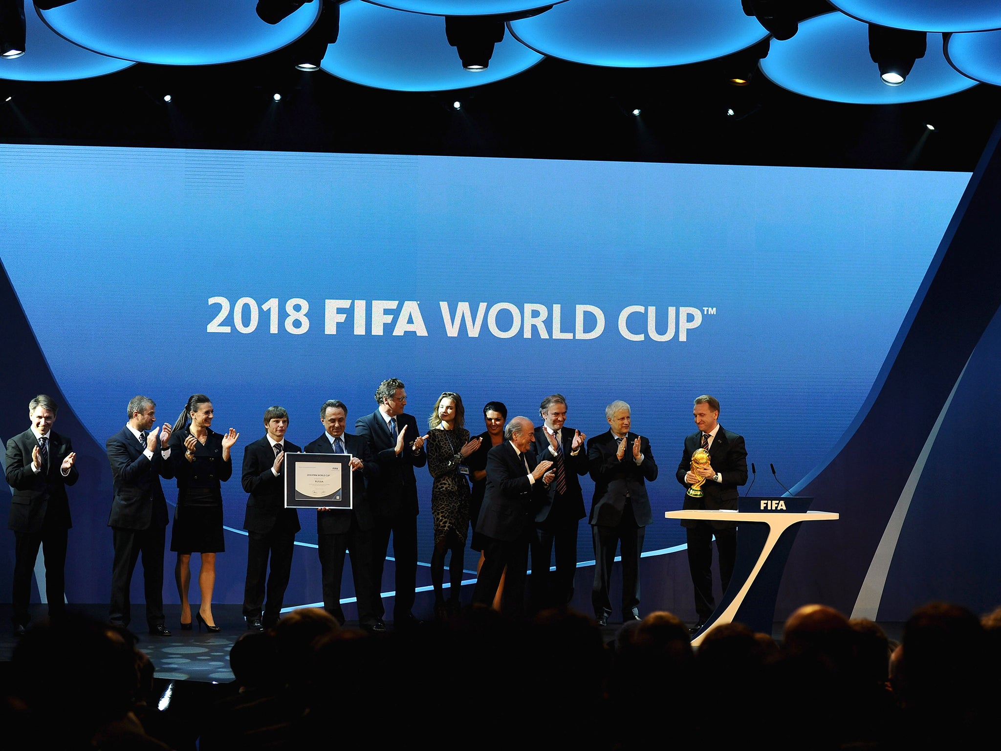 Russia is due to host the World Cup in 2018