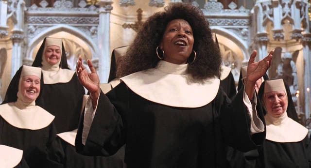 Whoopi Goldberg stars in the 1992 film Sister Act